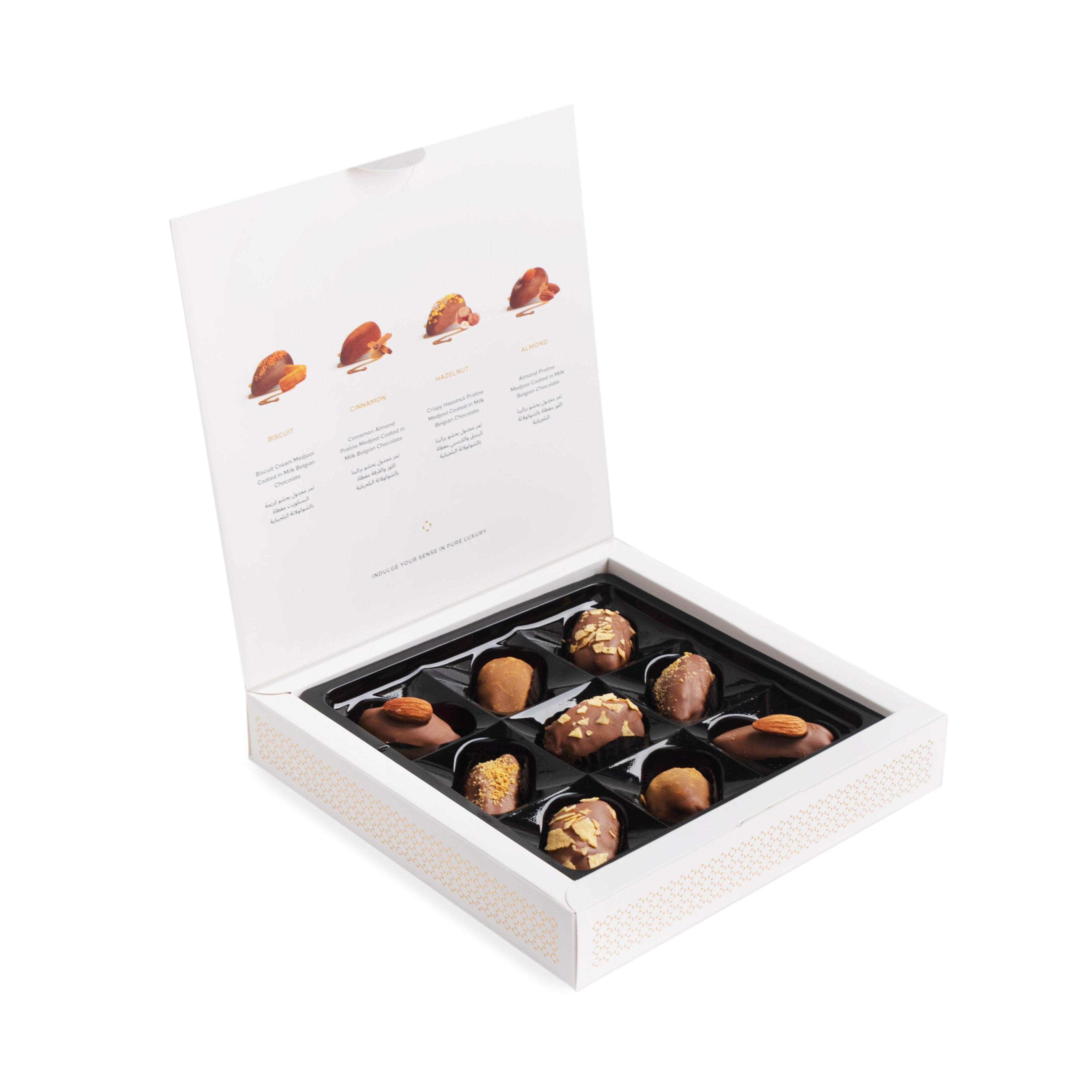 Belgian Chocolate Medjool Dates Box 250g