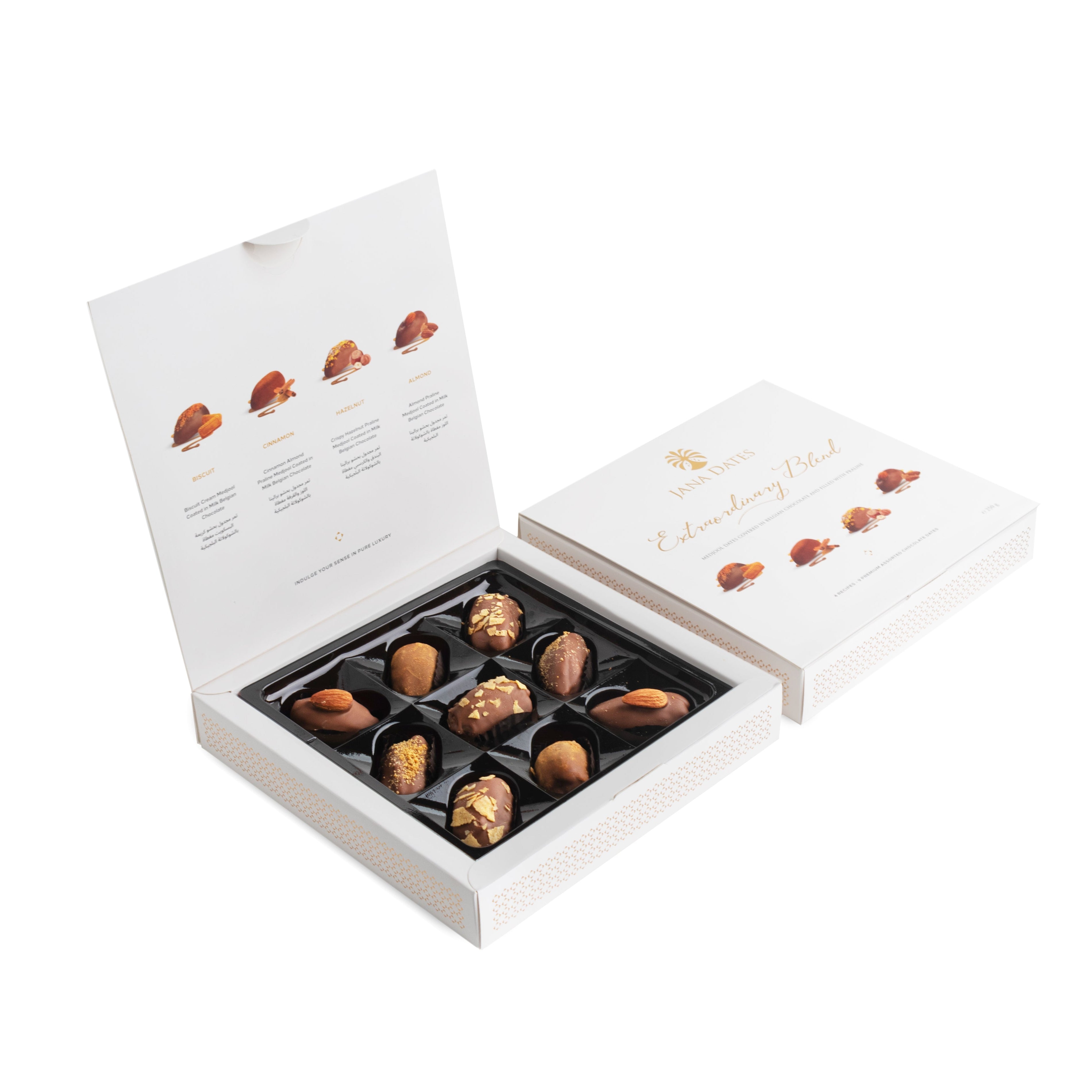 Belgian Chocolate Medjool Dates Box 250g